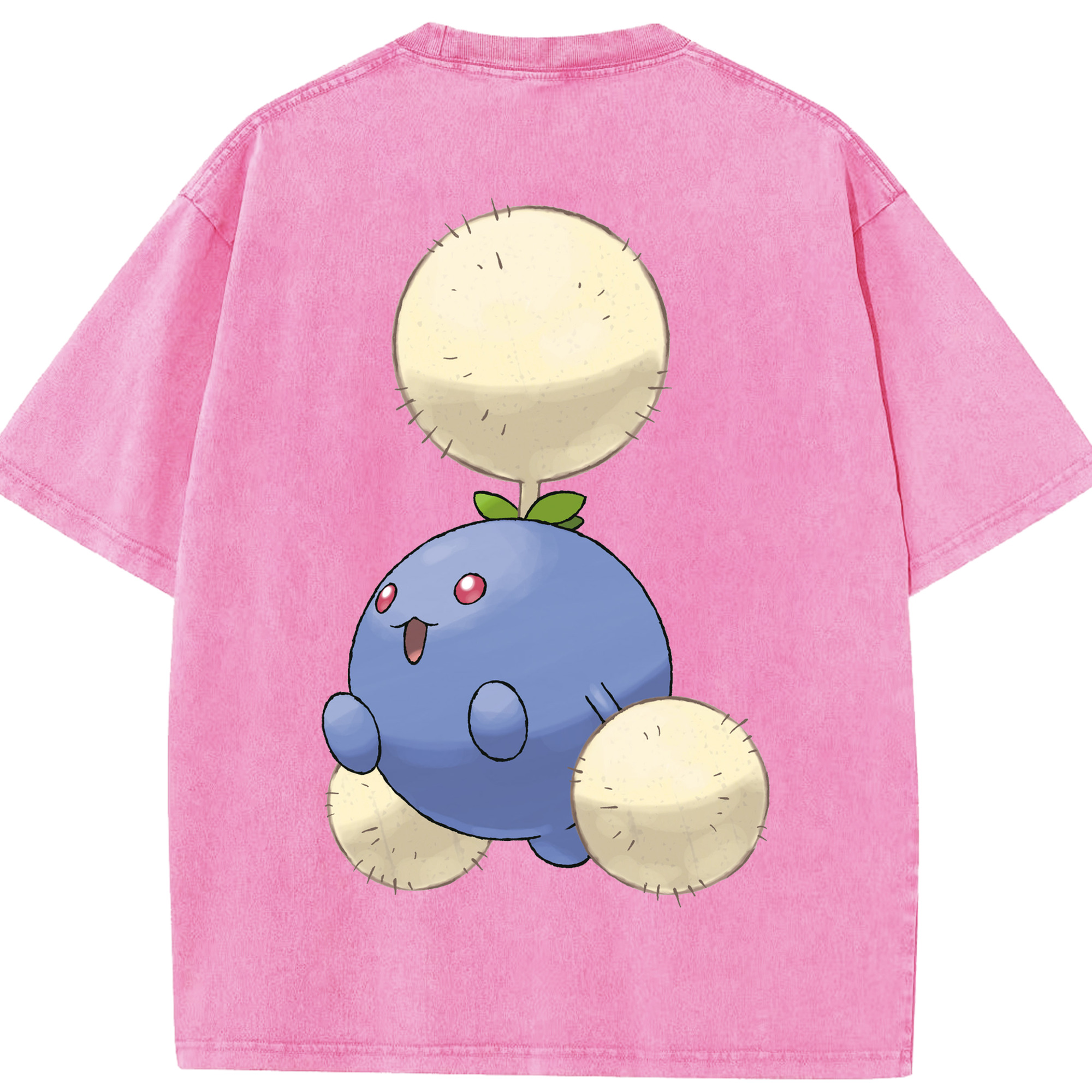 （画像用） ポケットモンスター Pokémon 綿100% ヴィンテージ風 半袖Tシャツ（背面プリント）